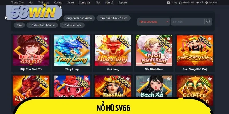 Tính năng sắp ra mắt và mở rộng eSports 58win