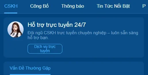 Nền tảng game bài có hỗ trợ khách hàng
